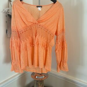 large boho style blouse